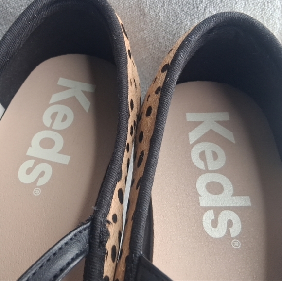 Keds Flats Womens Mary Jane Cow Tan Leather Square Toe Adjustable Buckle 8.5 M - Picture 14 of 15